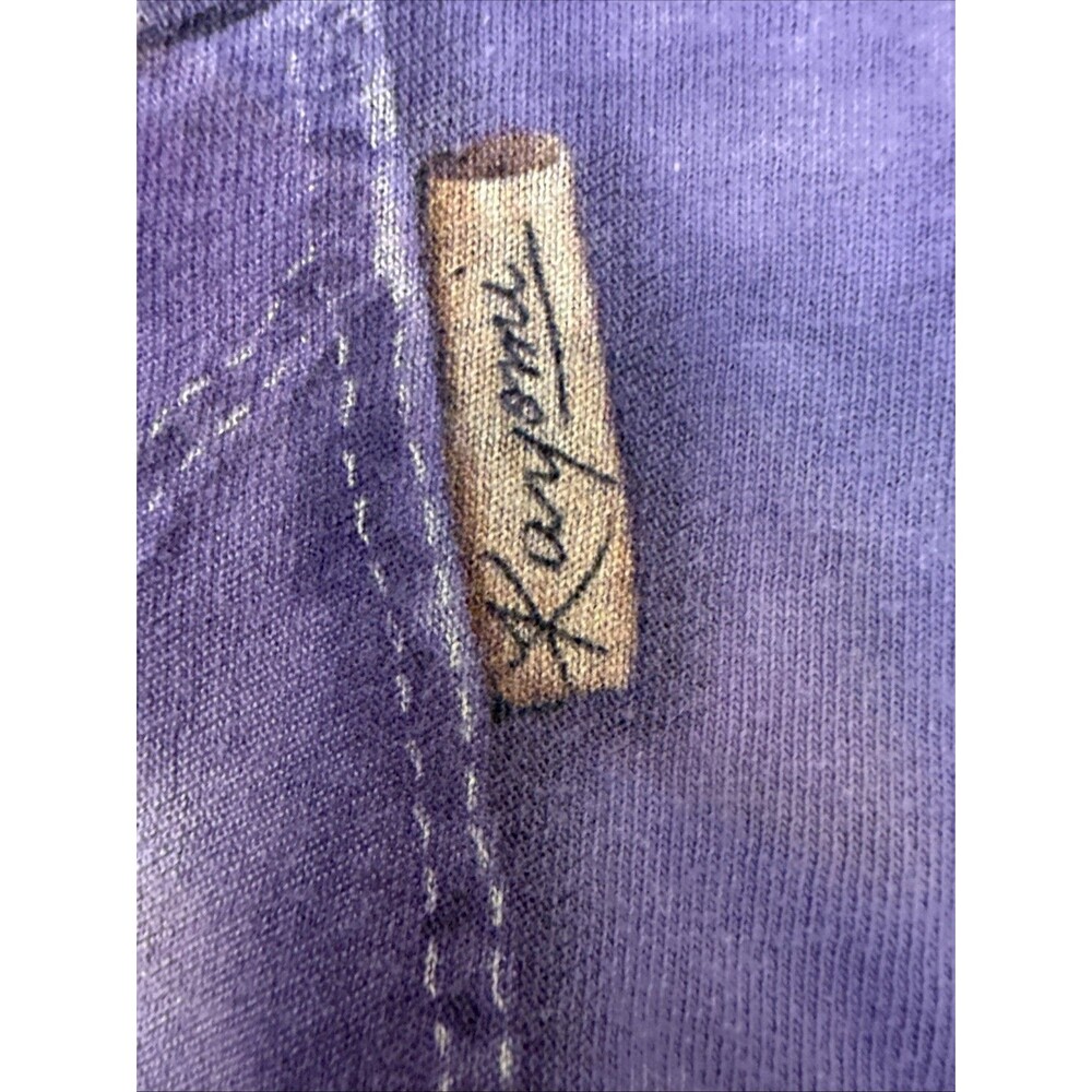 Vintage The Mountain Pocket Mouse w/ Kitten T-Shirt Tie Dye Purple 90s Sz Large - Picture 6 of 16